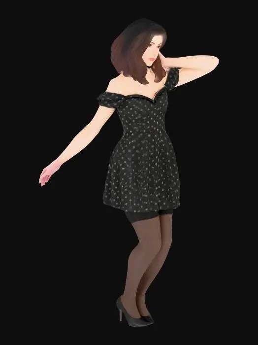 3D model for Dancing Elegance