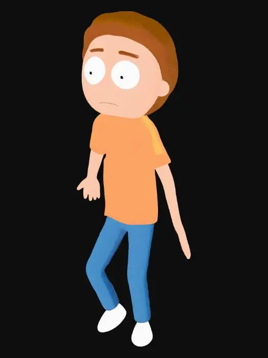 3D model for Wide-Eyed Boy