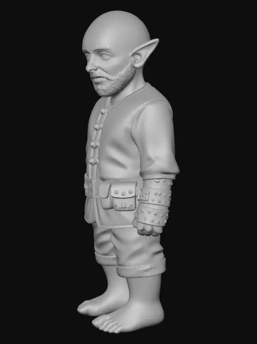 3D model for Halfling Villager
