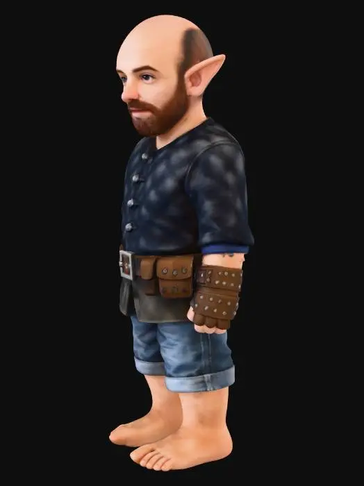 3D model for Halfling Villager