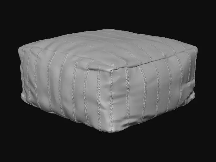 3D model for Striped Pouf