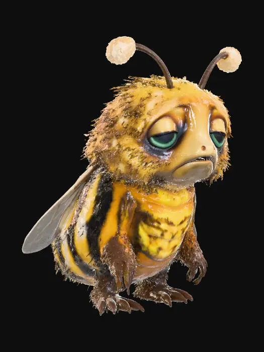 3D model for Buzzing Blues