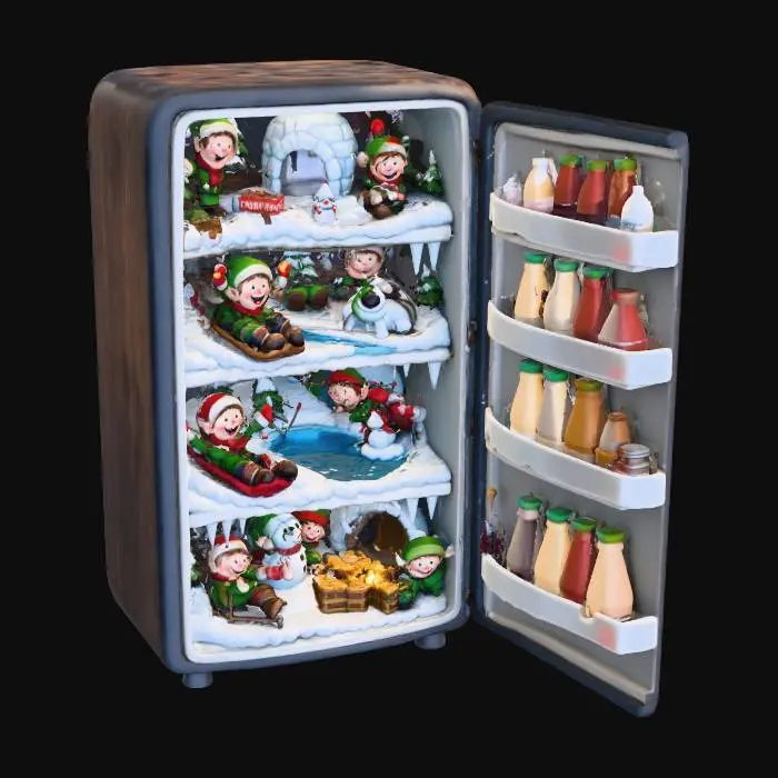 3D model for Fridge Wonderland, #Christmas2025#