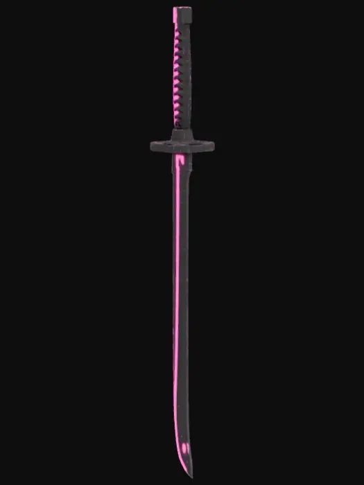 3D model for A modern cyberpunk katana