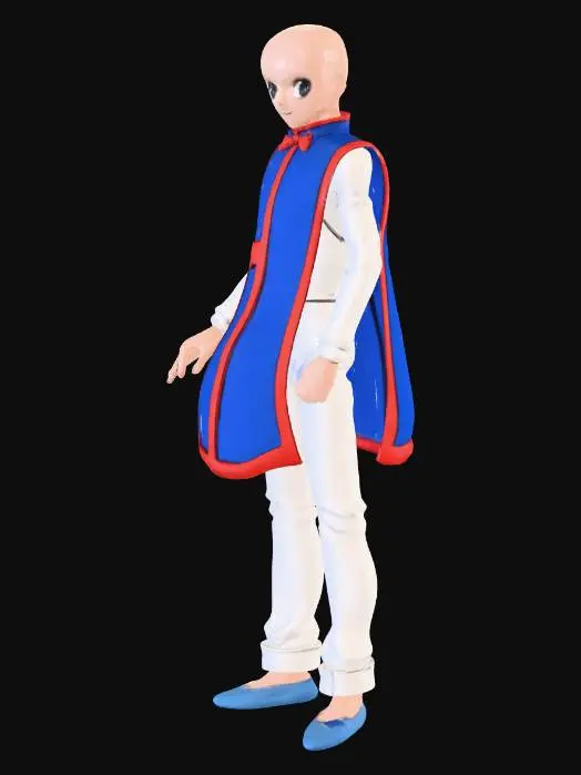 3D model for Kurapika Bald