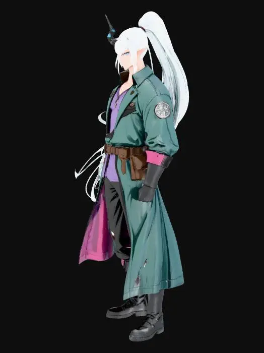 3D model for Warrior of the Mystic Realm