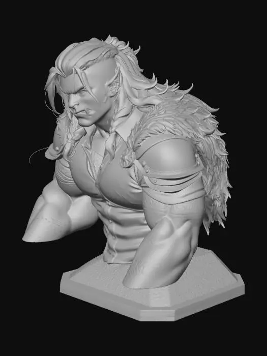 3D model for Orc Warrior Chic