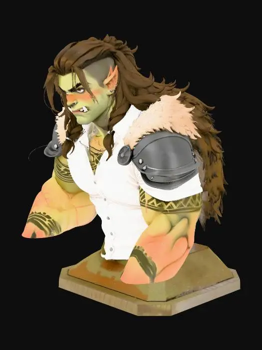 3D model for Orc Warrior Chic