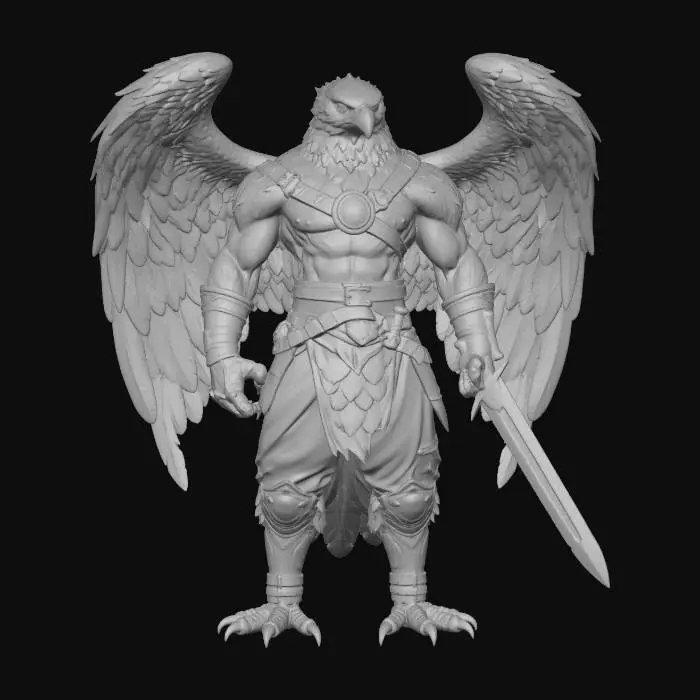 3D model for Eagle Warrior