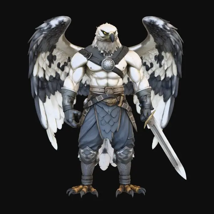 3D model for Eagle Warrior