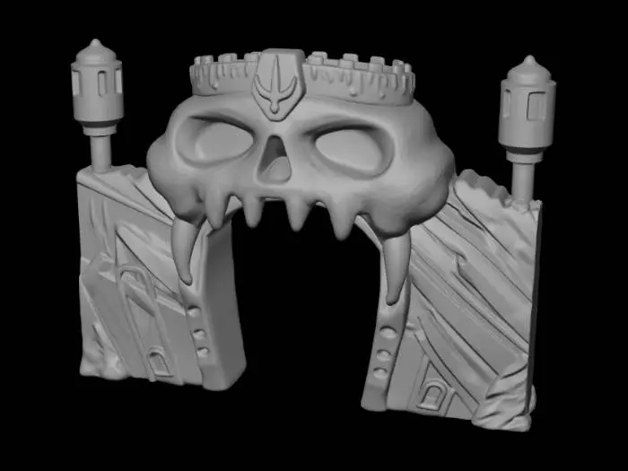 3D model for Crowned Skull Gateway