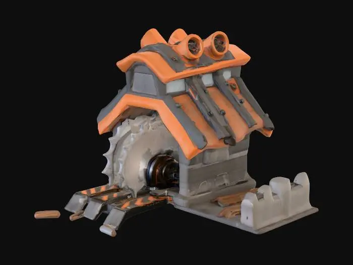 3D model for Sawmill Structure