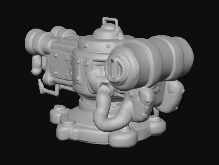 3D model for Steam Turret