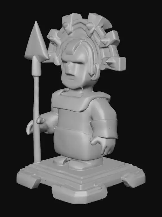 3D model for Spear Statue