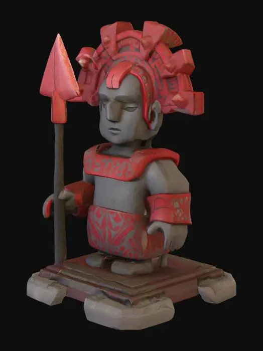 3D model for Spear Statue