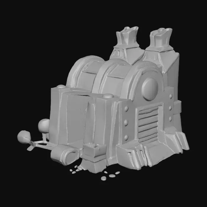 3D model for Factory Building Icon