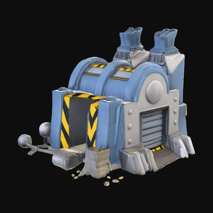 3D model for Factory Building Icon