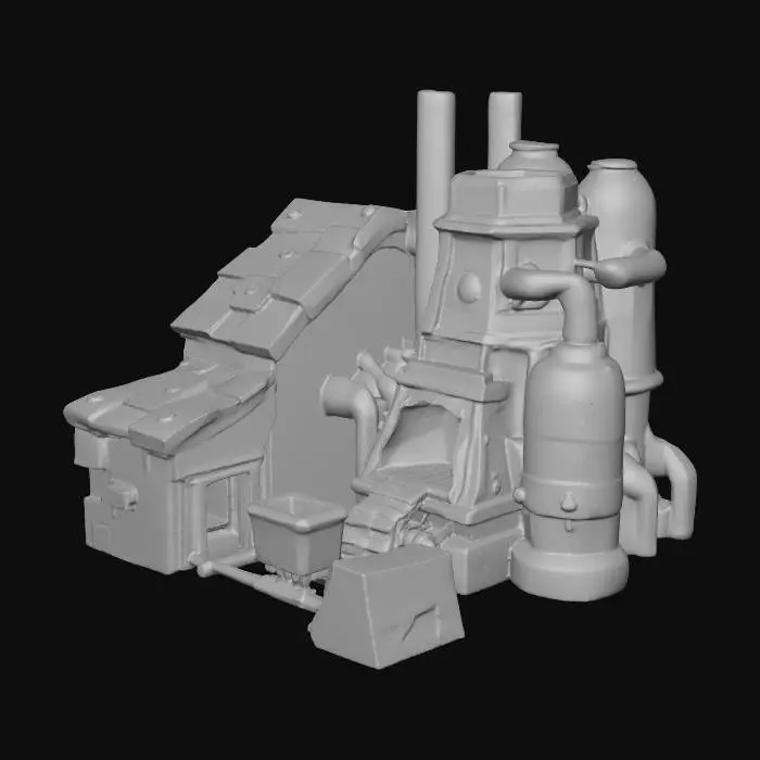 3D model for Unreal Engine Factory