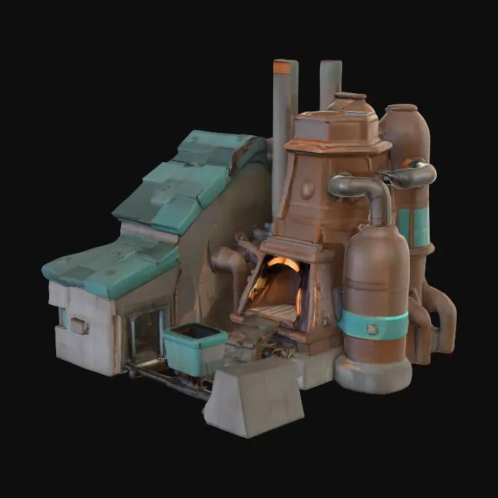 3D model for Unreal Engine Factory