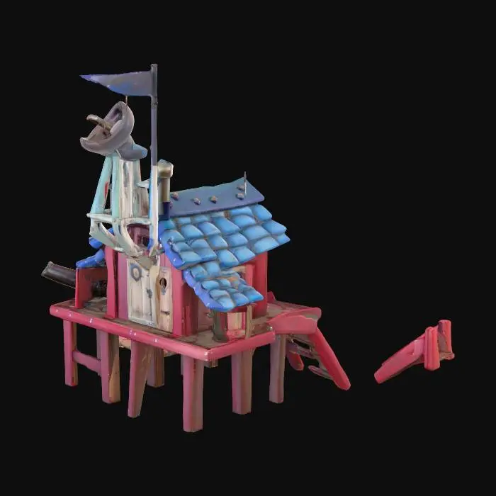 3D model for Workshop Cabin