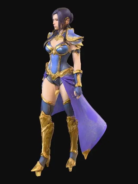 3D model for Warrior of the Highlands