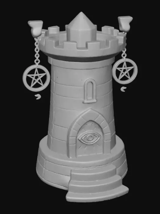 3D model for Hidden Tower of Wisdom,