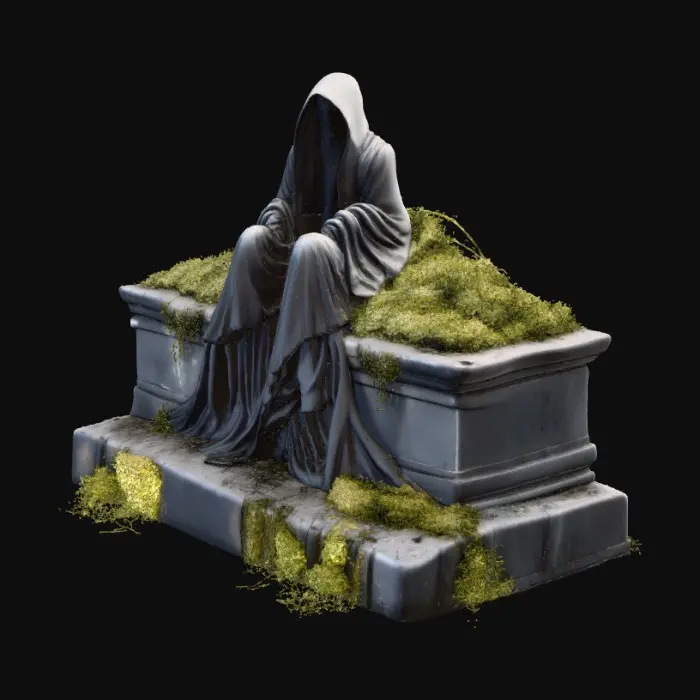 3D model for Eternal Vigilance as realism cemetery style
