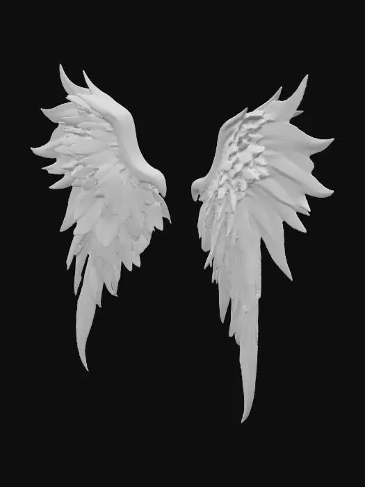 3D model for Angel Wings #no Characters#