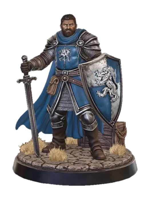 City Guard - Dndmonster 3D model, vytvořený pomocí AI