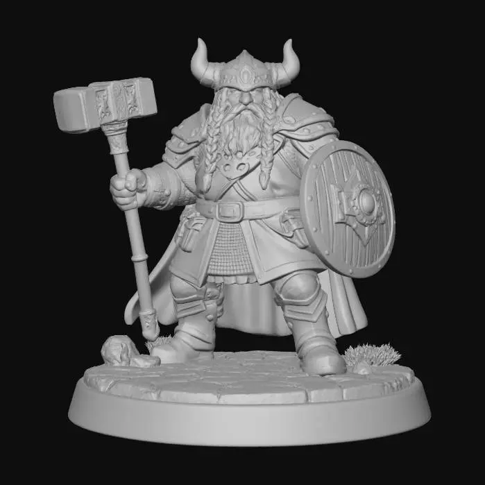 3D model for Stonehammer Dwarf