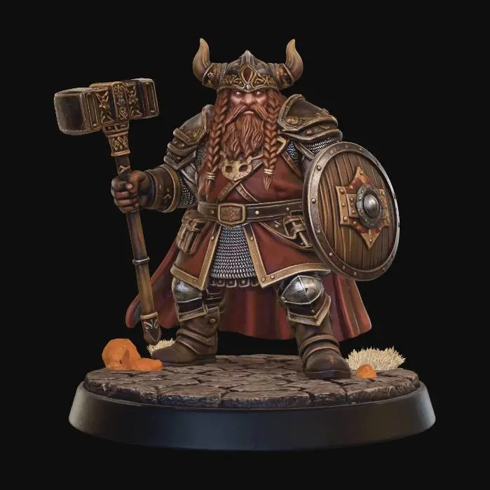 3D model for Stonehammer Dwarf