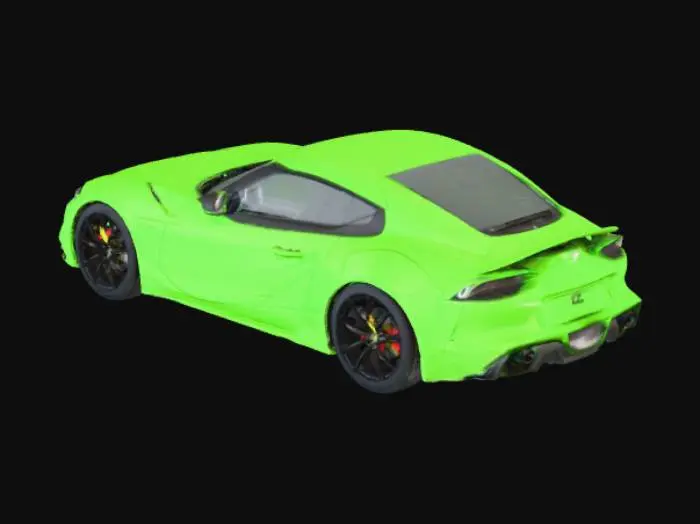 3D model for Car Blueprint Design