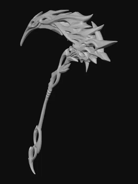 3D model for Void Scythe