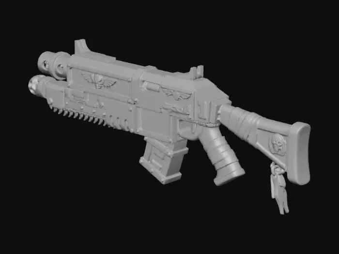 3D model for Warblade Rifle