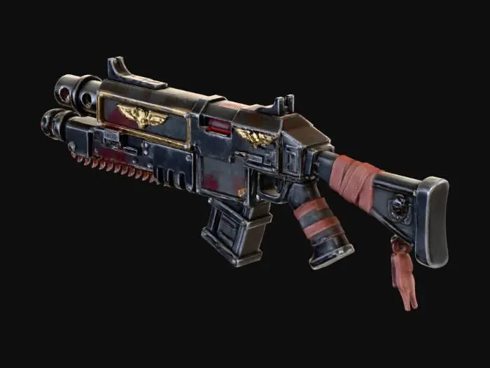 3D model for Warblade Rifle