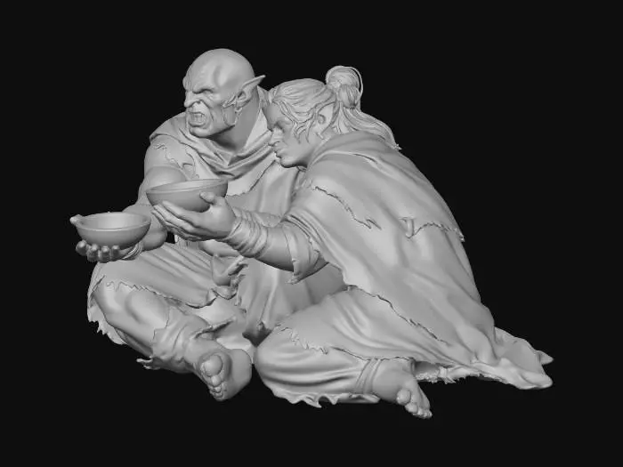 3D model for Orc Beggars