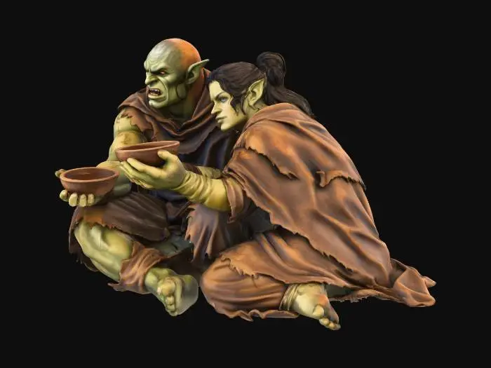 3D model for Orc Beggars