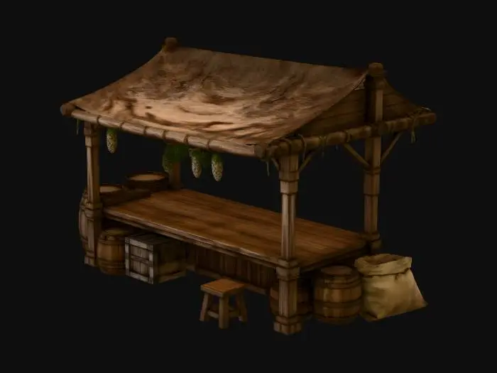 3D model for Market Stall