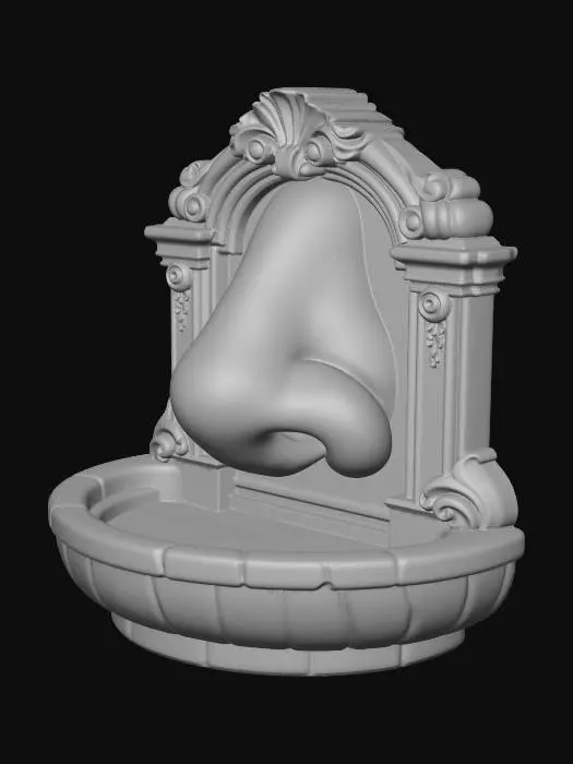 3D model for Nose Fountain