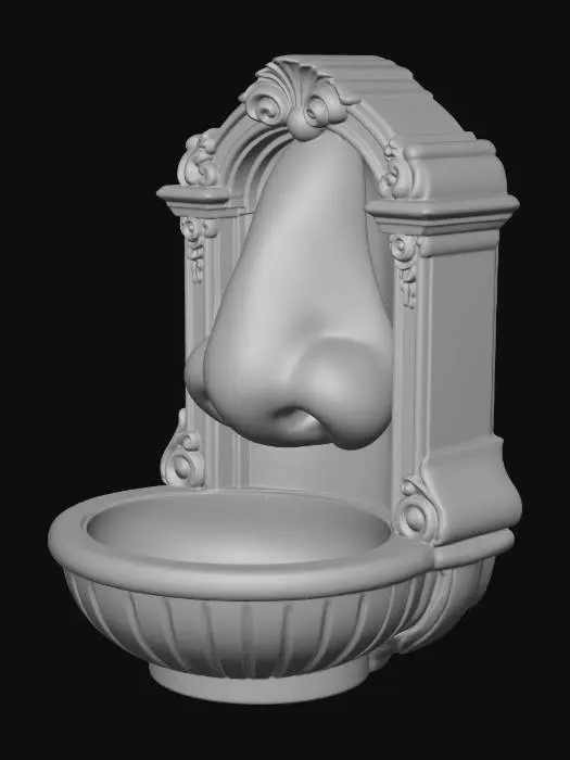 3D model for Old Stone Nose Fountain