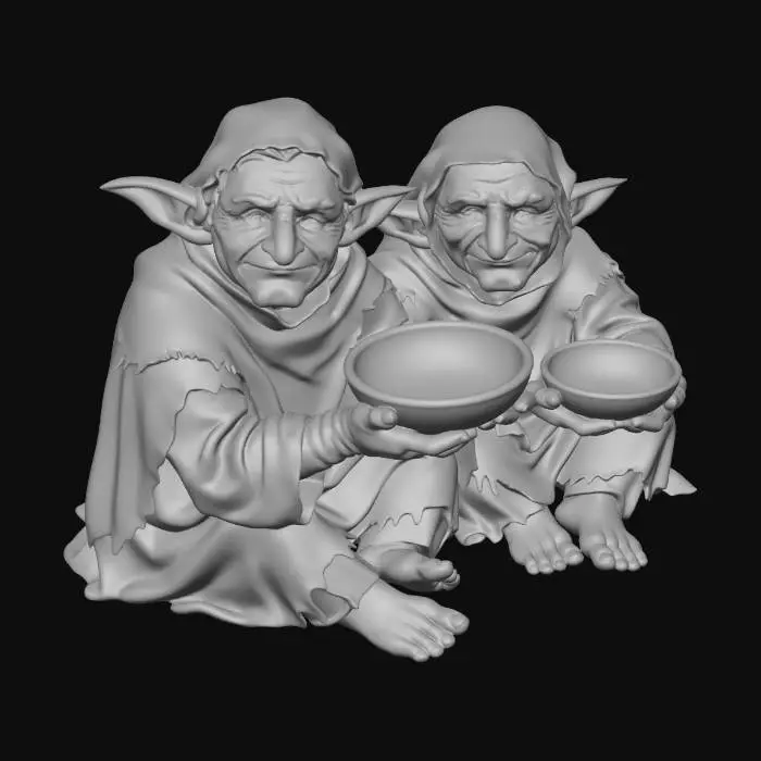 3D model for Goblins Beggars