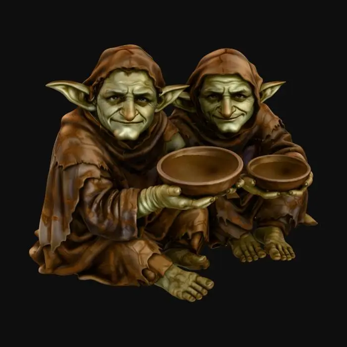 3D model for Goblins Beggars