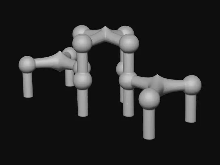 3D model for Brass Candleholder Trio