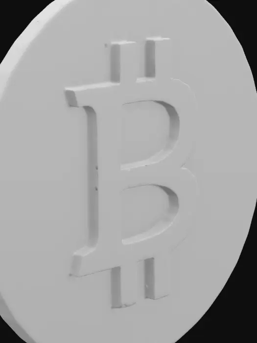 3D model for Bitcoin Logo 