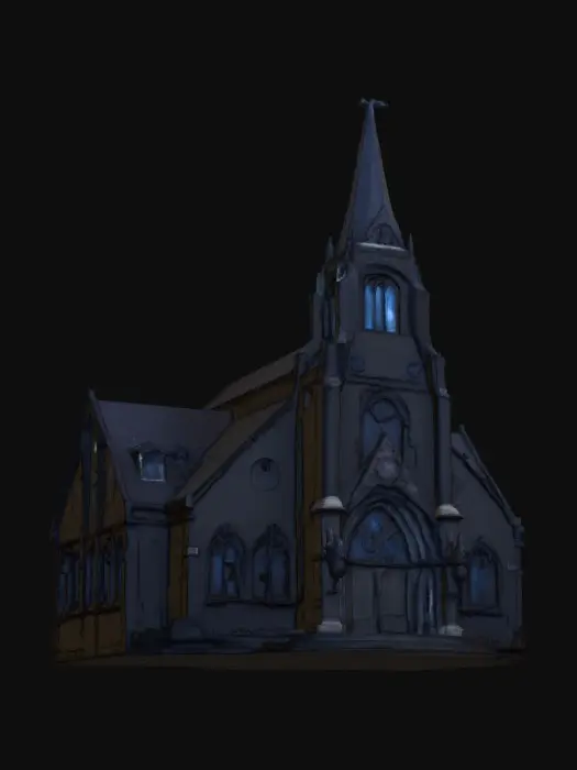 3D model for Dark Deamon Church