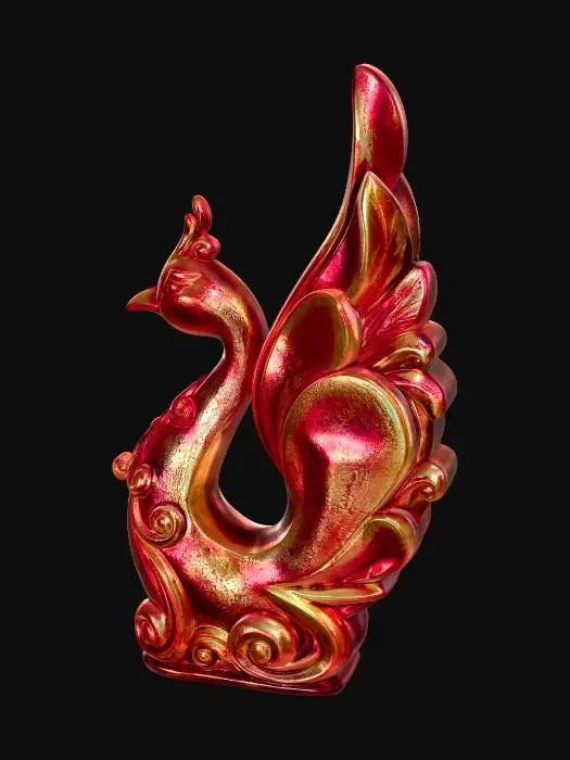 3D model for Crimson Phoenix