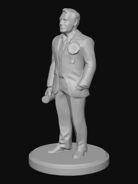 3D model for Politician Figurine