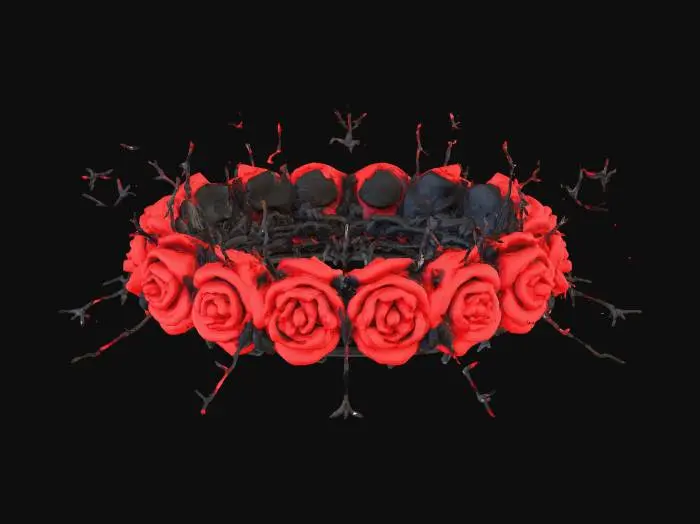 3D model for Thorned Rose Crown