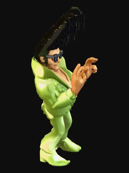 3D model for Blue Suede Goo