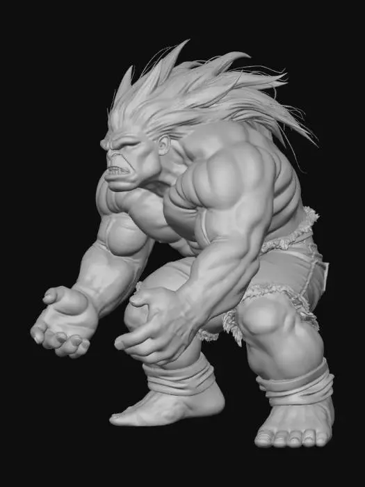 3D model for Blanka